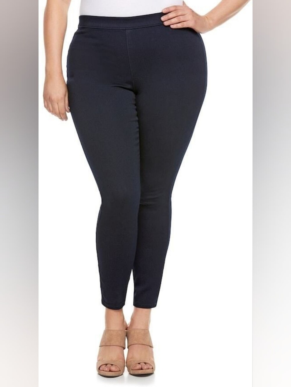 Jennifer Lopez JLO Black Jeggings Women's Plus Size 20W Stretch Pull-On Pants